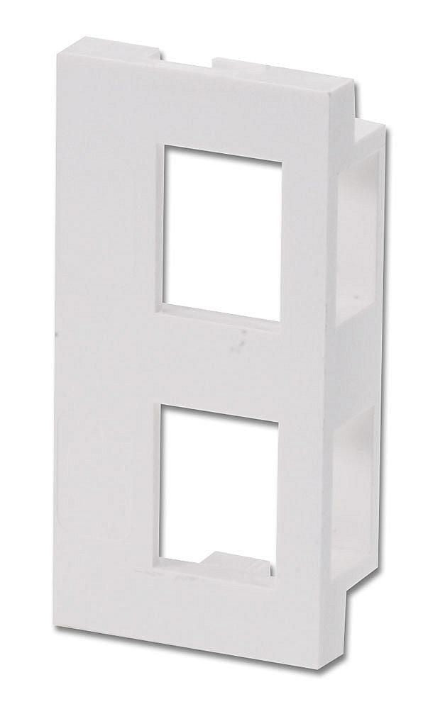 Lindy 60552 – Dual Snap-in Block, 4er-Pack, Weiss