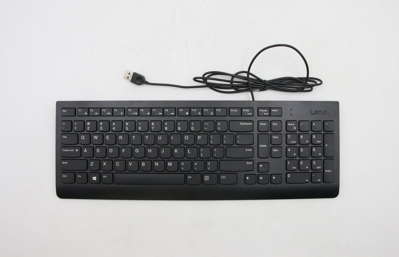 Lenovo 00XH587 – Tastatur – kabelgebunden, USB – QWERTY (US-INT) – Schwarz