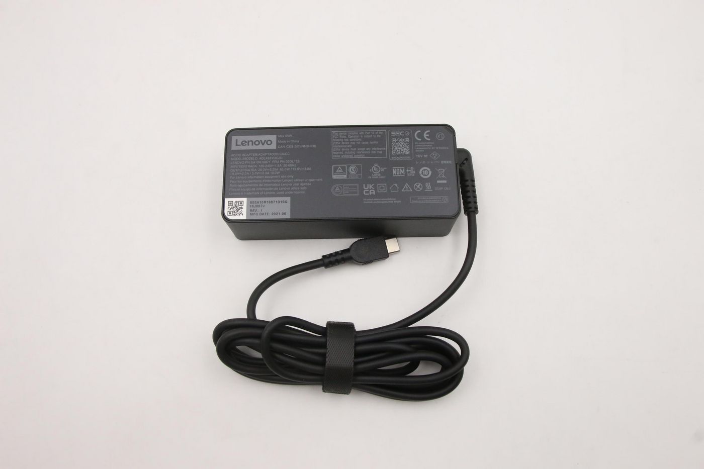 Lenovo USB-Ladegerät 65 W – USB-C×1 – PD 3.0, EU-Stecker (Typ C)