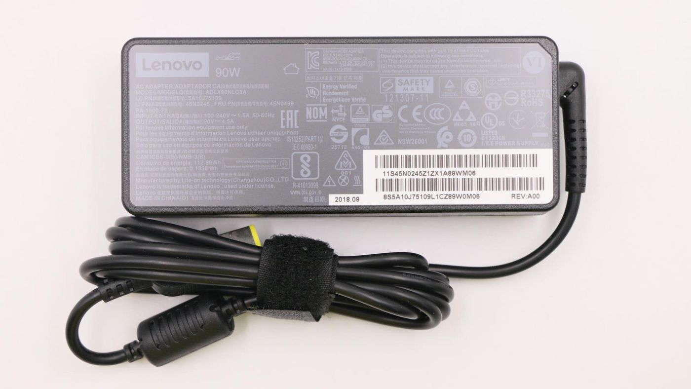 Lenovo 5A10J75109 Netzteil 90 W (20 V/4,5 A) – für All-in-One-PC – schwarz