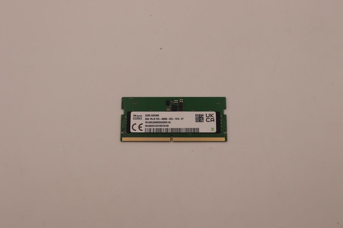 Lenovo 5M30Z71679 – 8 GB DDR5 SoDIMM – 4'800 MHz, 288-poliger DIMM, für Laptop