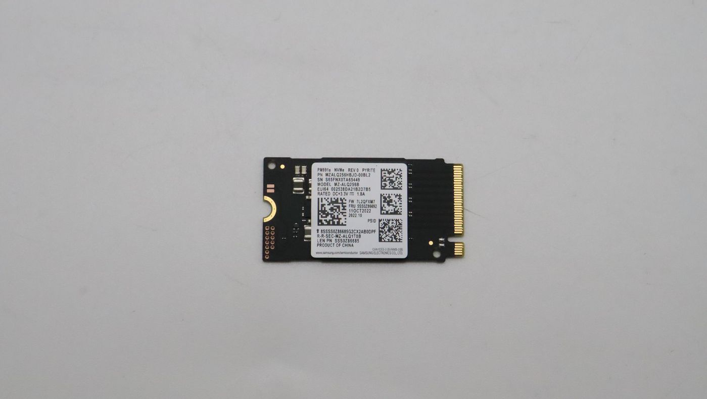 Lenovo 256 GB M.2 NVMe-SSD – PCIe 3.0 ×4
