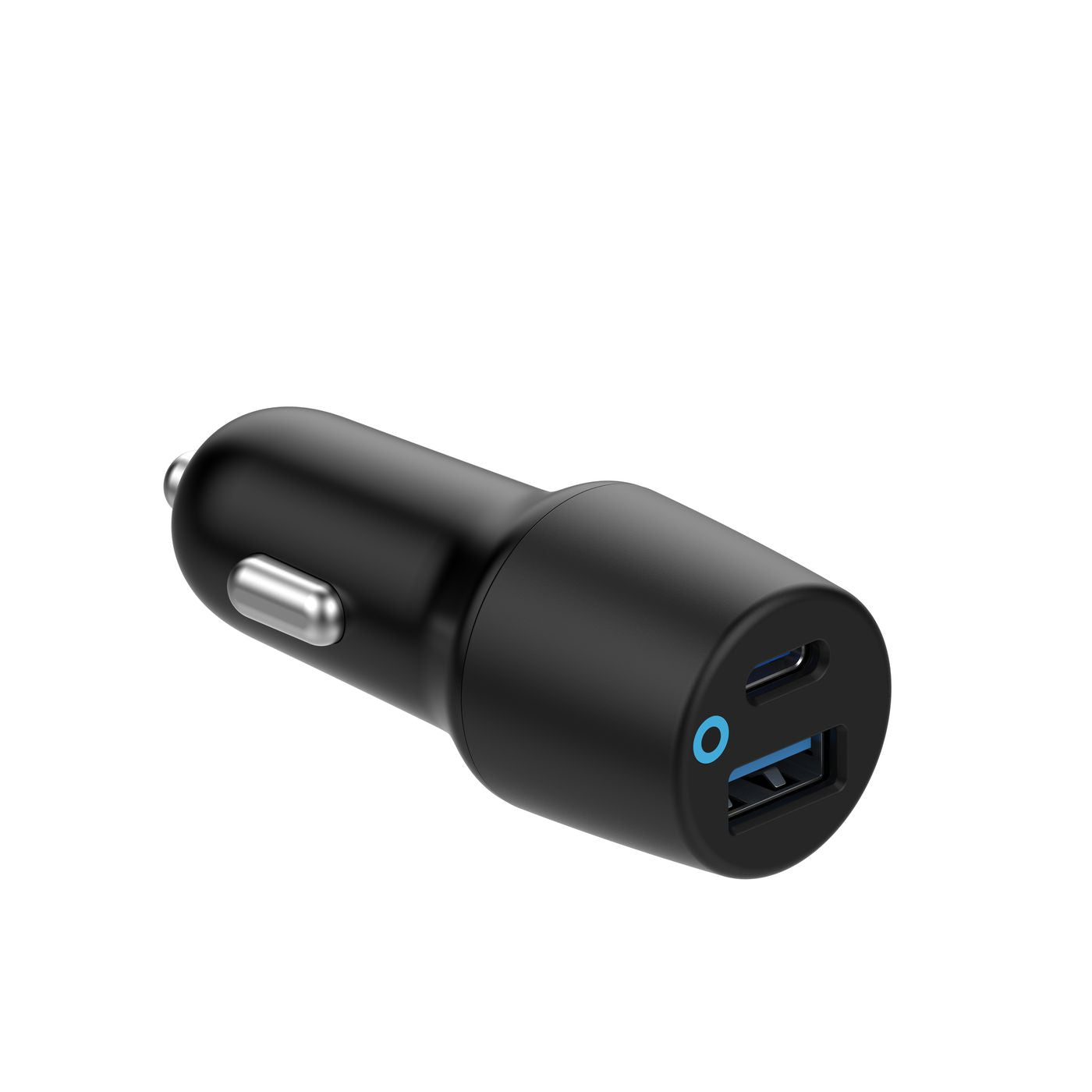 eSTUFF Auto-Ladegerät 38 W – USB-C×1, USB-A×1 – Zigarettenanzünder 12/24 V – für Smartphones