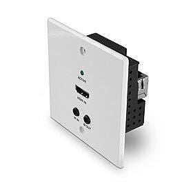Lindy HDBaseT-Transmitter (EU-Wanddose), HDMI, 4K60, bis 70 m, IR/RS-232