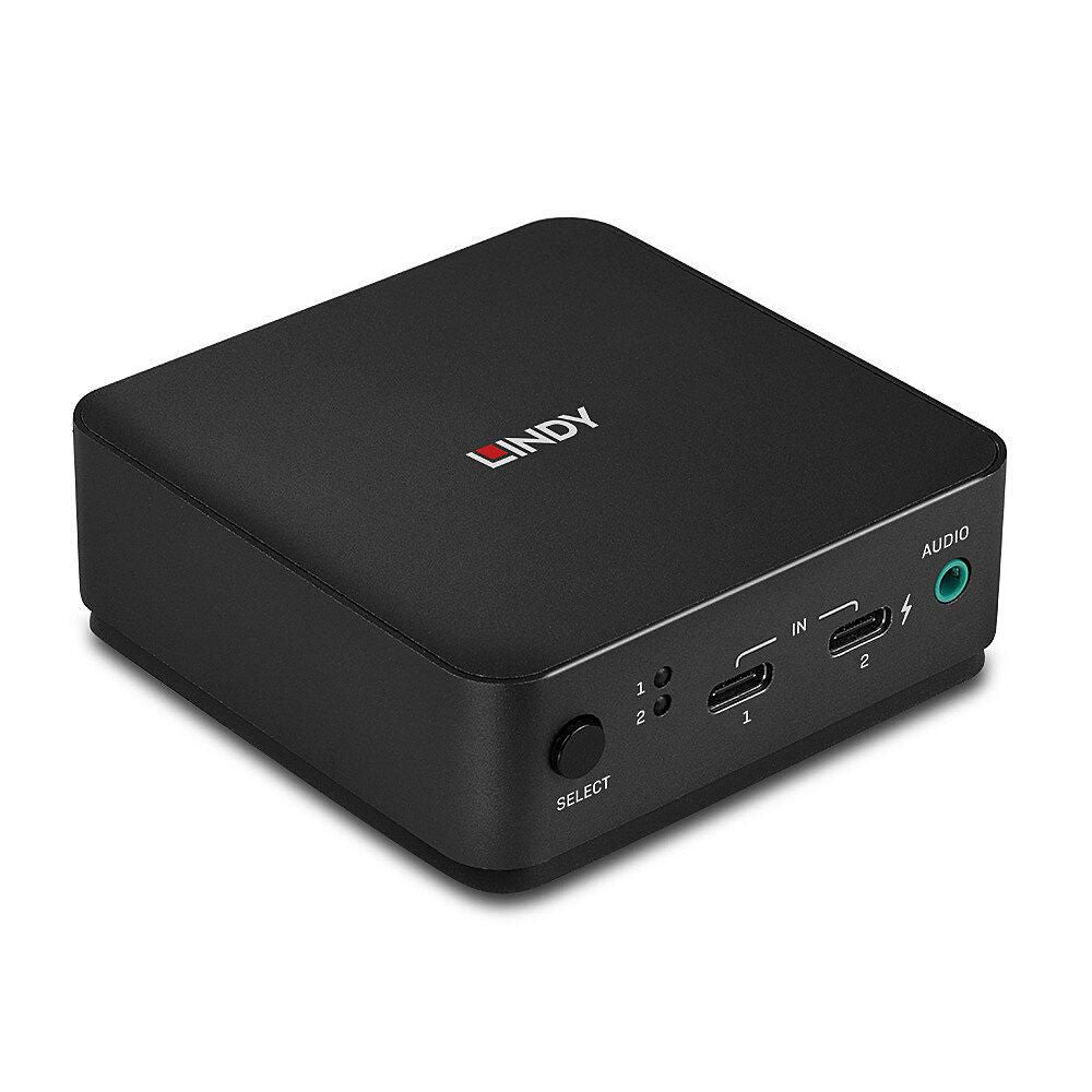 Lindy KVM-Switch 2×1, USB-C/Dual HDMI, 4K (3840 × 2160)