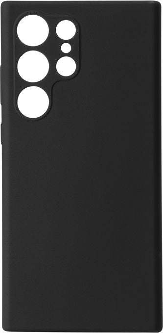 eSTUFF Backcover – für Samsung Galaxy S23 Ultra, PC, Schwarz, kabelloses Laden