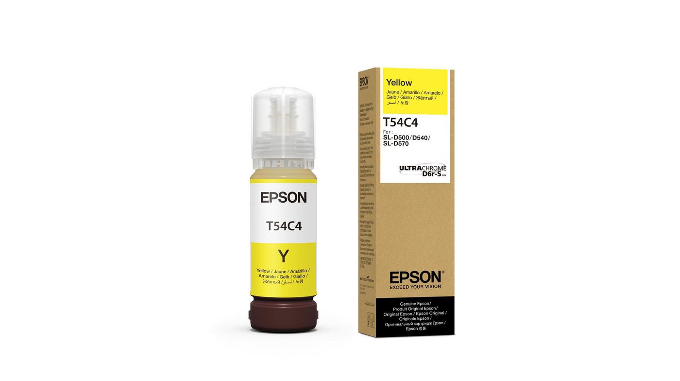 Epson C13T54C420 Gelbe Tintenpatrone (Original) – 70 ml – für SureLab SL-D500