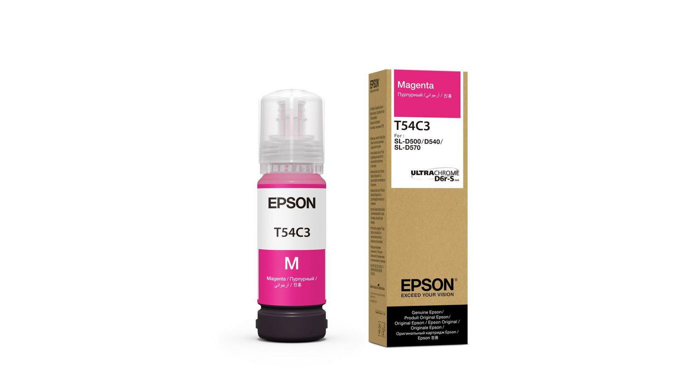 Epson C13T54C320 Tintenpatronen-Multipack, Magenta 2er-Set (Original) – für SureLab SL-D500