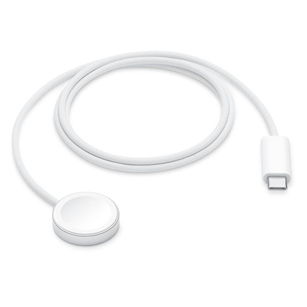 Apple MT0H3ZM/A Kabelloses Ladegerät – 1 m Kabel – für Apple Watch Ultra 2, Apple Watch Series 9 und andere – weiss
