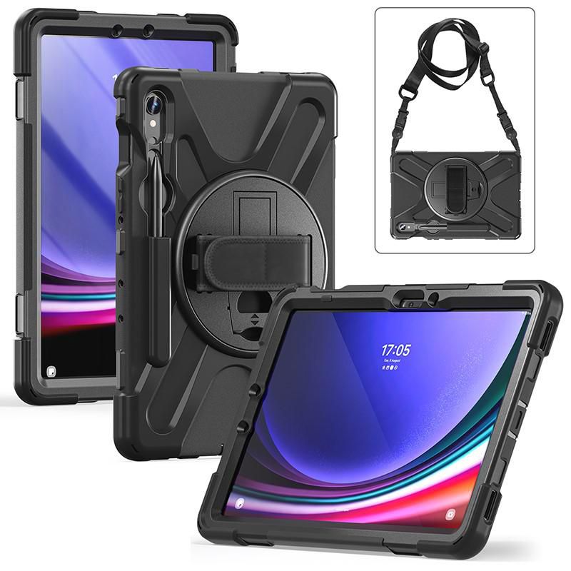 eSTUFF Tablet-Hülle für Galaxy Tab S9/S8/S7 11" – Schwarz