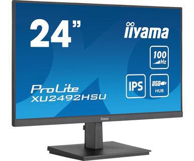 iiyama XU2492HSU-B6 – Monitor, 24", 1920 × 1080 (Full HD), IPS, 100 Hz, 250 cd/m²