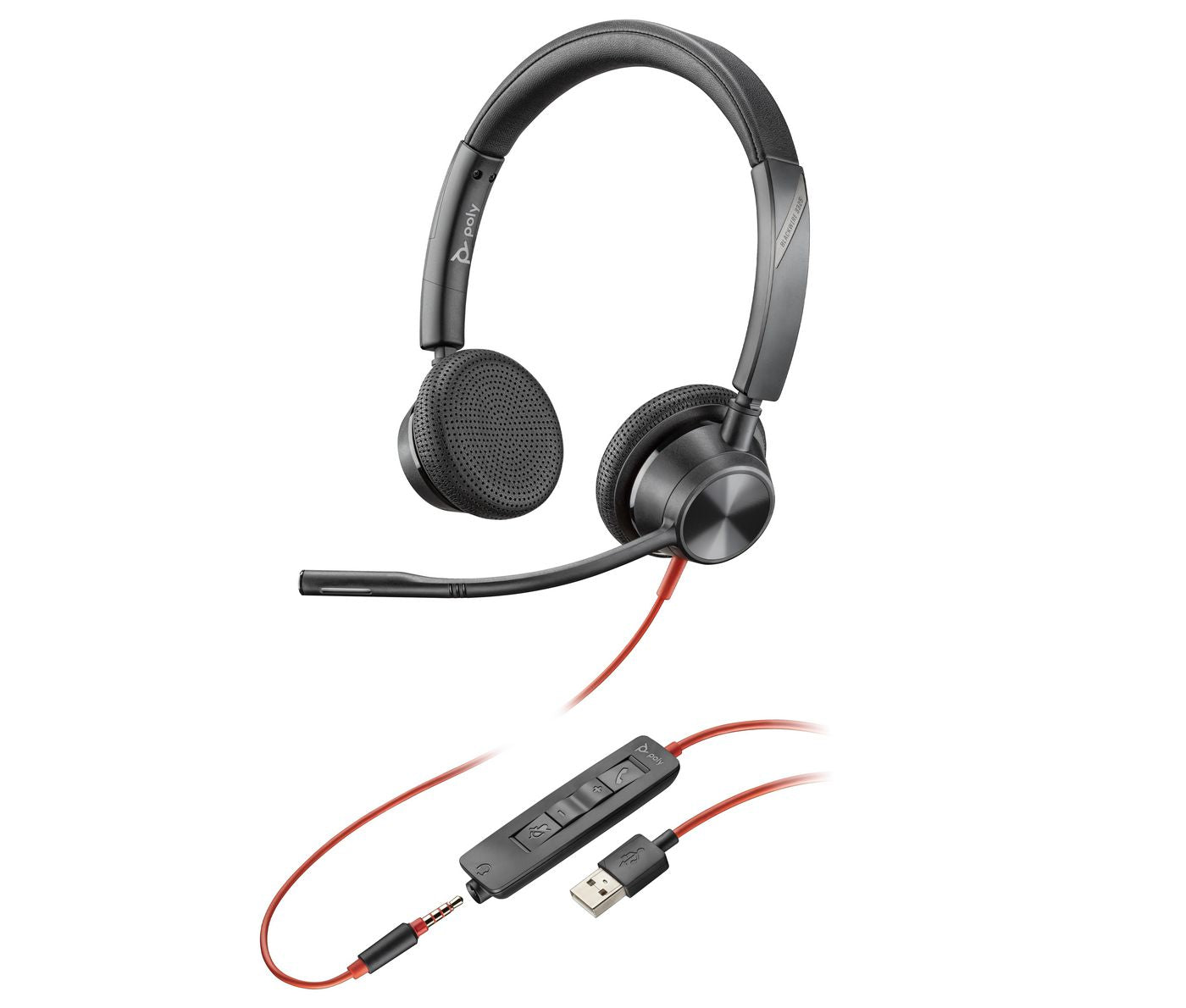 Poly Blackwire 3325 – Büro/Callcenter, USB-A