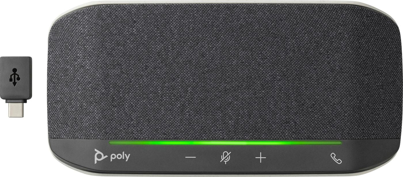 Poly Sync 10 Freisprecheinrichtung – USB‑A/USB‑C – Silber