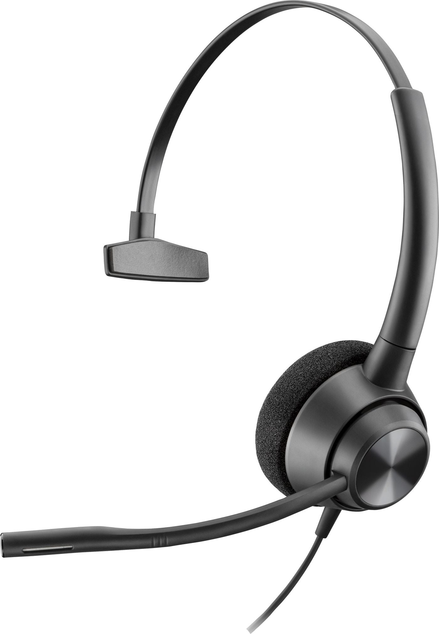 Poly EncorePro 310 Office-Headset – On-Ear, Mono, Kabelgebunden, Schwarz