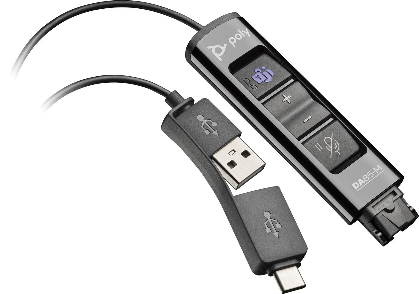 Poly DA85-M – Headset-Adapter (USB zu Quick Disconnect (QD))