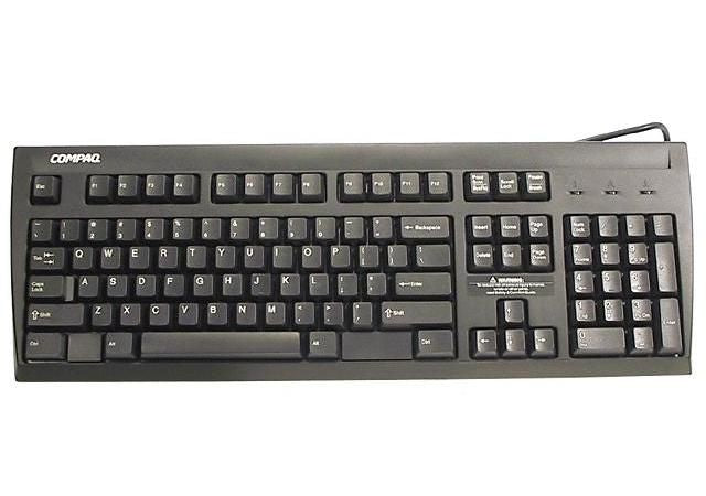 HPE Compaq KB-9965 – Tastatur – Kabelgebunden – PS/2 – QWERTY (US-INT) – Schwarz – für HP ProLiant ML570 G2