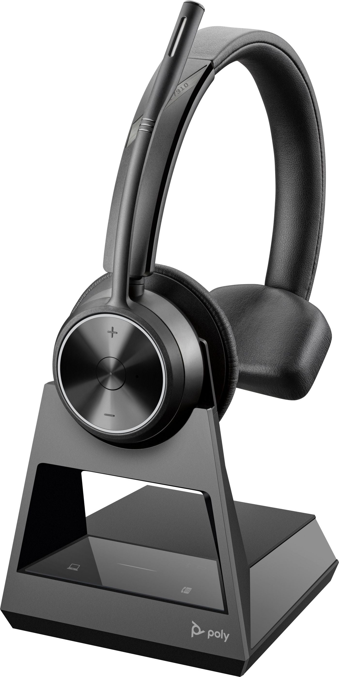 Poly Savi 7310 Office – Mono Headset – DECT – schwarz – bis 13 h