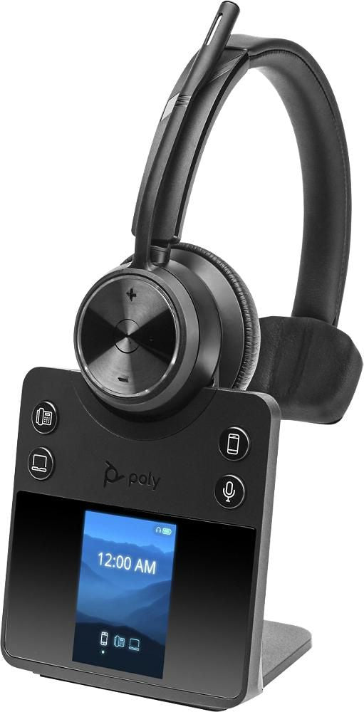 Poly Savi 7410 – Mono Headset – DECT – für PC/Mac – schwarz – bis 13 h
