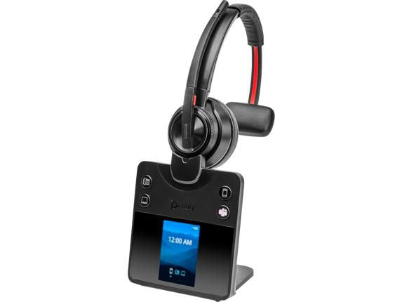 Poly Savi 8410 Office Monaural – Mono Headset – DECT – für Microsoft Teams – schwarz – bis 13 h
