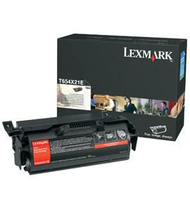 Lexmark T654X21E Schwarz Toner – Original XL – 36'000 Seiten – für Lexmark T654n/T654dn/T654dtn und andere