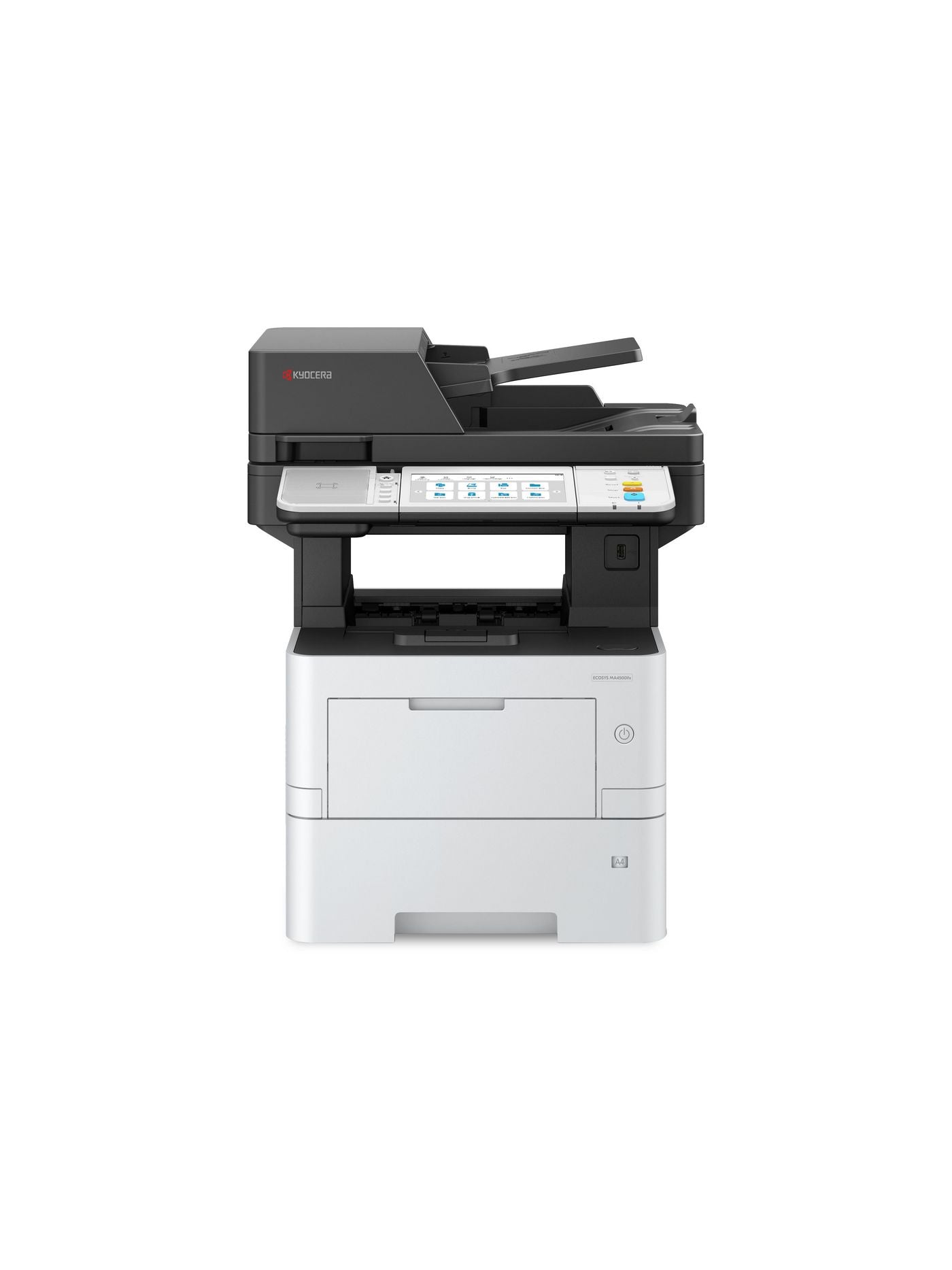 KYOCERA ECOSYS MA4500ifx – SW-Laser-Multifunktionsdrucker, A4, 4-in-1, Duplex, ADF, LAN, AirPrint, Mopria