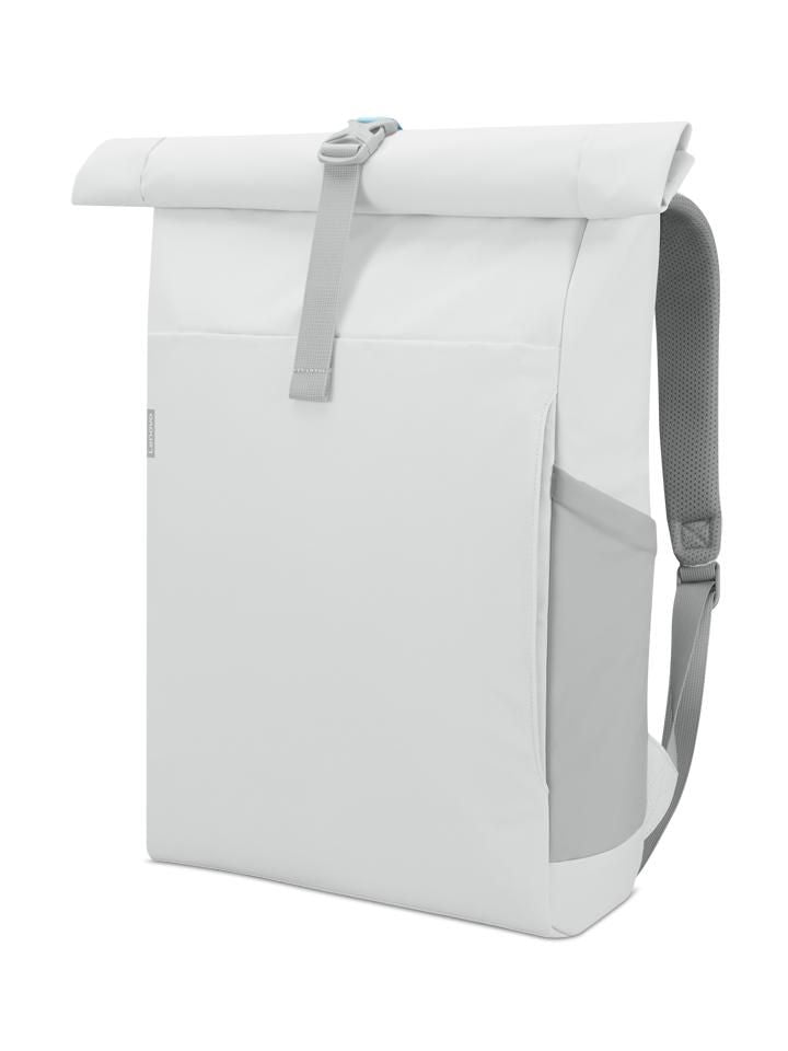 Lenovo Notebook-Rucksack bis 16" – wasserfest, aus recyceltem Polyester – Weiss