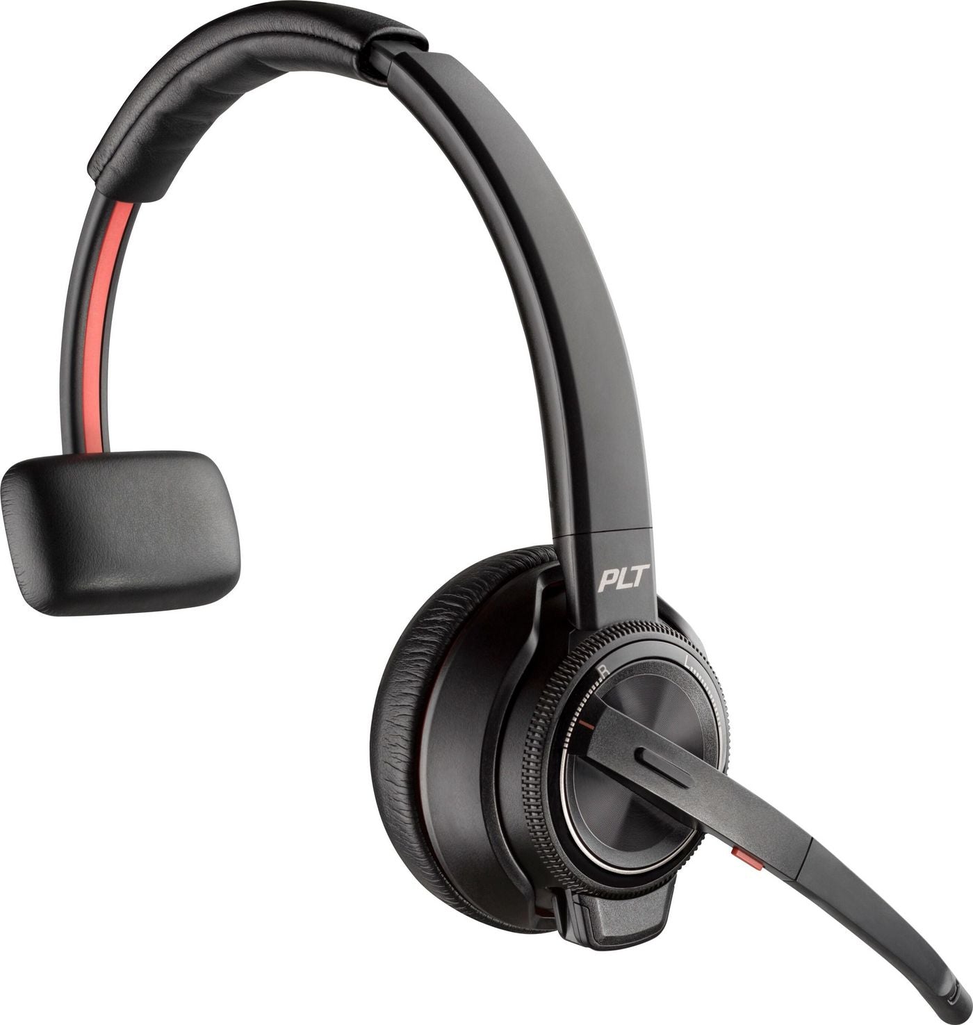 Poly Savi 8210 – Mono Headset – DECT, mit Ladestation, Boom-Mikrofon – schwarz – bis 13 h