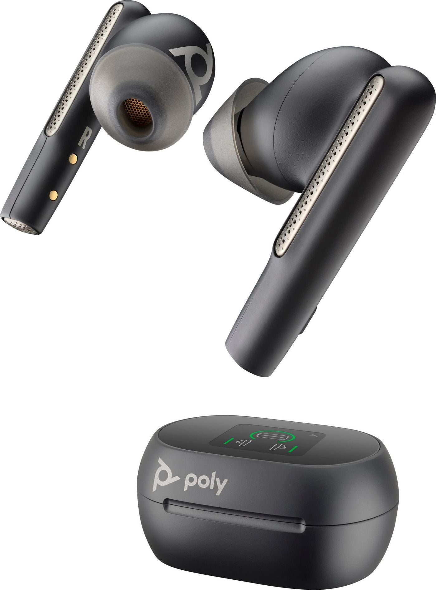 Poly Voyager Free 60+ UC M Carbon – In-Ear Headset – Bluetooth, ANC – Schwarz – bis 16 h