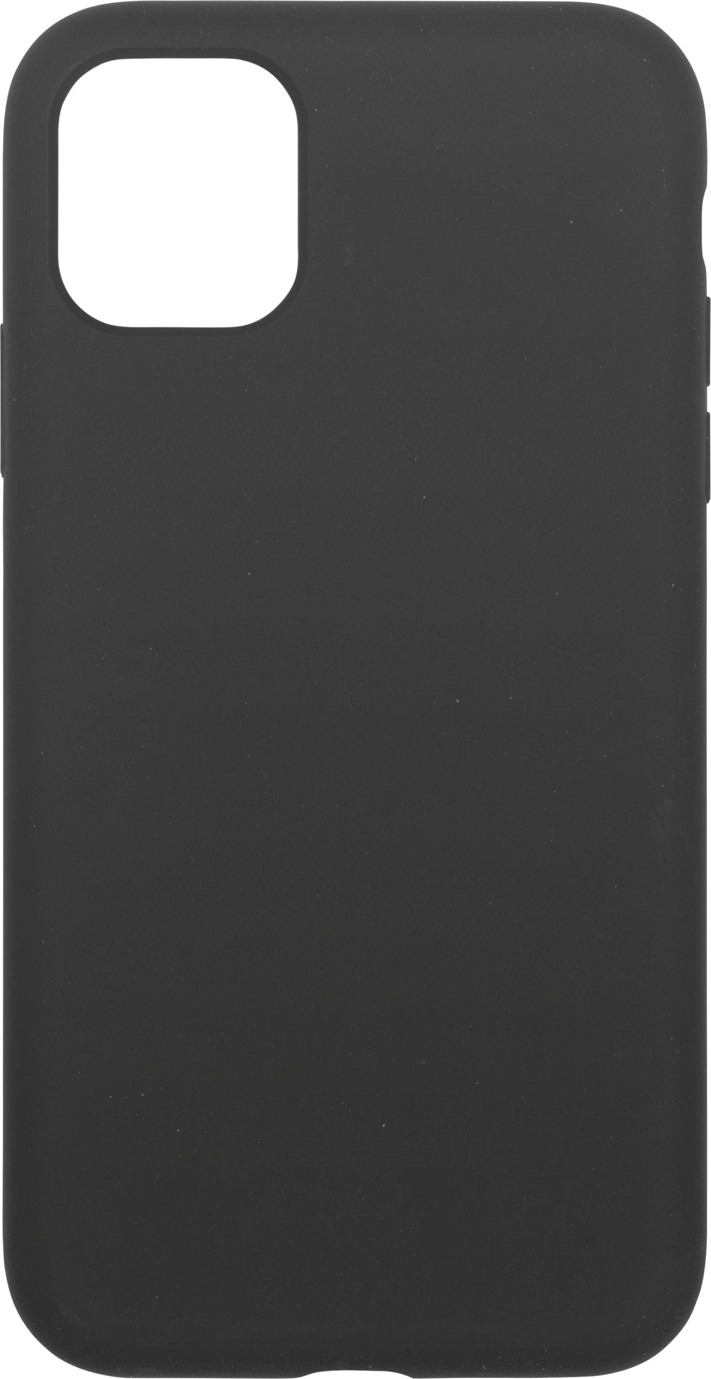 eSTUFF INFINITE (GRS) RIGA Backcover – für Apple iPhone 11, Silikon+TPU, Schwarz