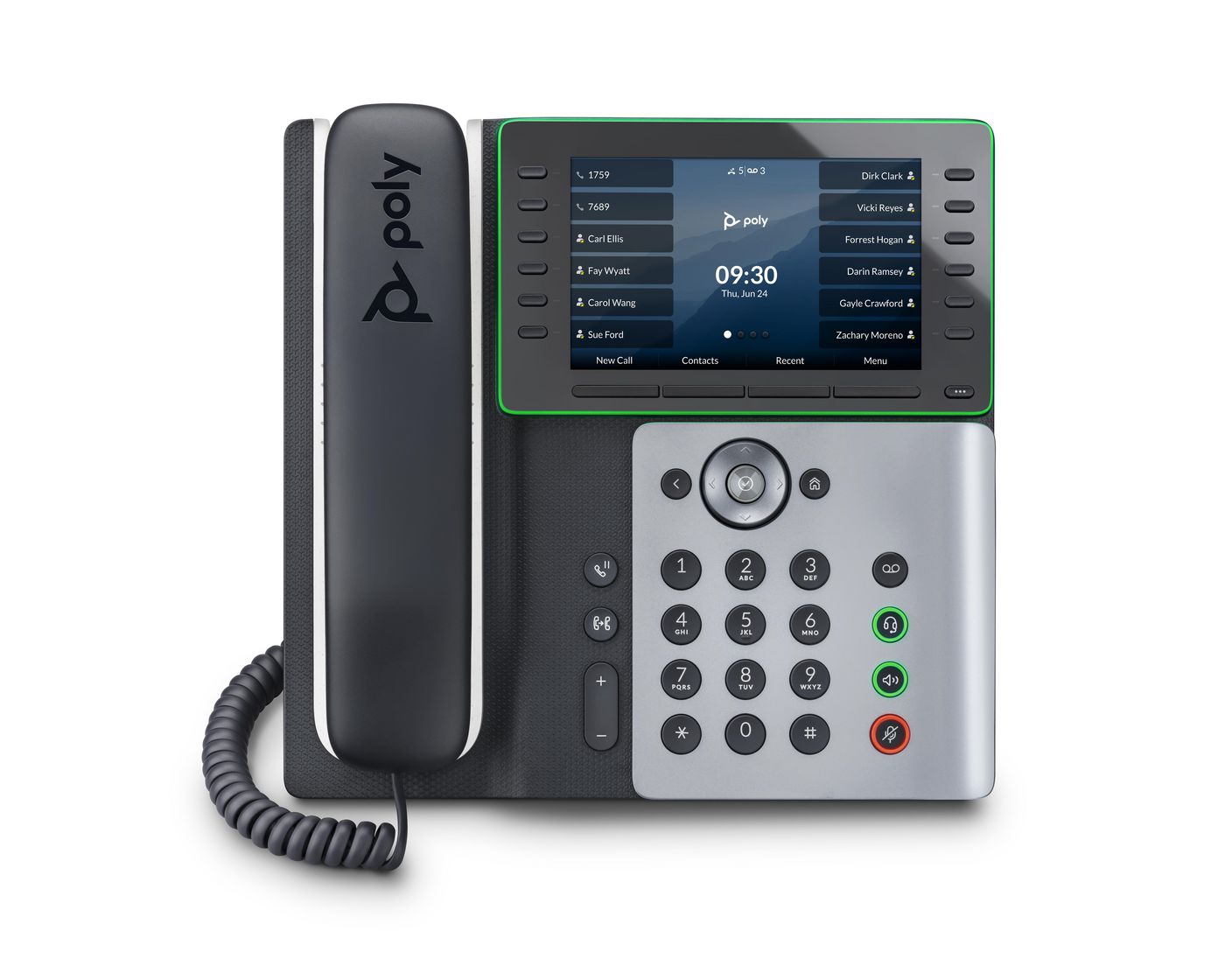 Poly Edge E550 – IP-Telefon, PoE