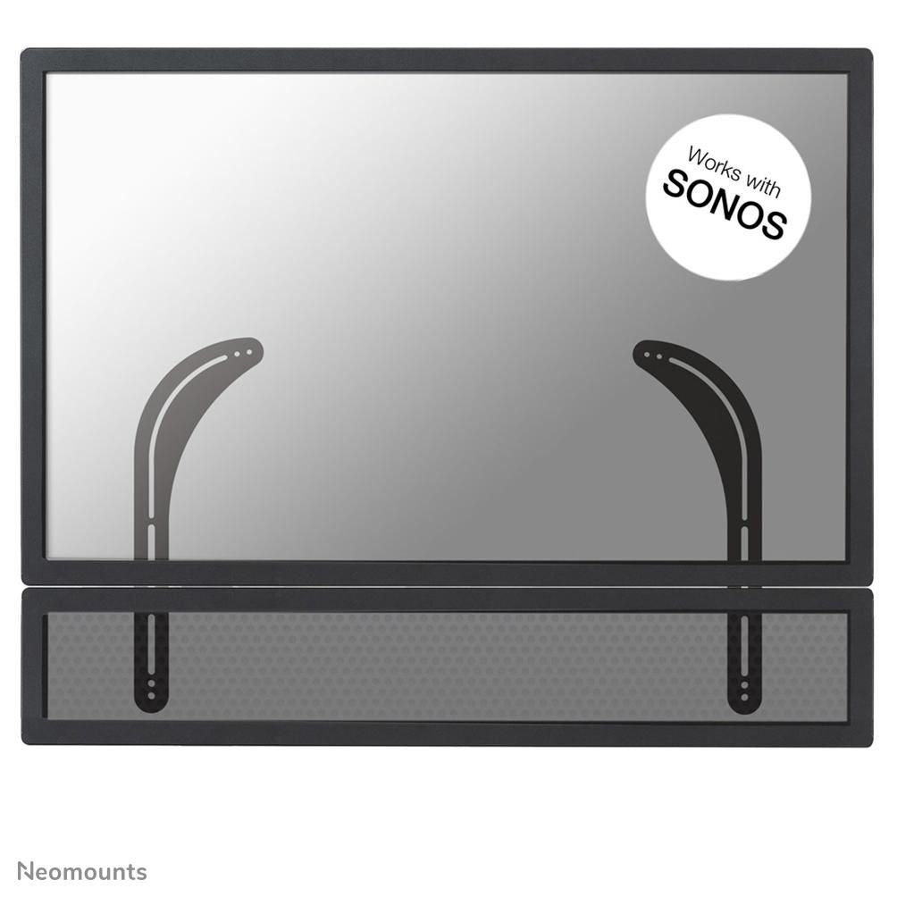 Neomounts NM-USP100BLACK Soundbar-Halterung (VESA) – bis 15 kg – für Sonos Playbar – Schwarz