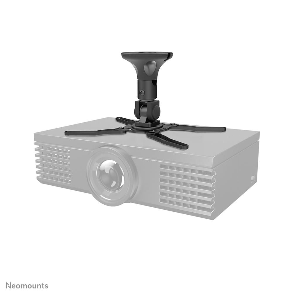 Neomounts BEAMER-C50 Projektor-Deckenhalterung – 18,5 cm, 10 kg, schwenkbar, neigbar, silber
