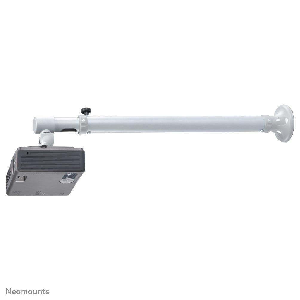 Neomounts Projektor-Deckenhalterung – 73,0–123,0 cm, 12 kg, schwenkbar, Silber