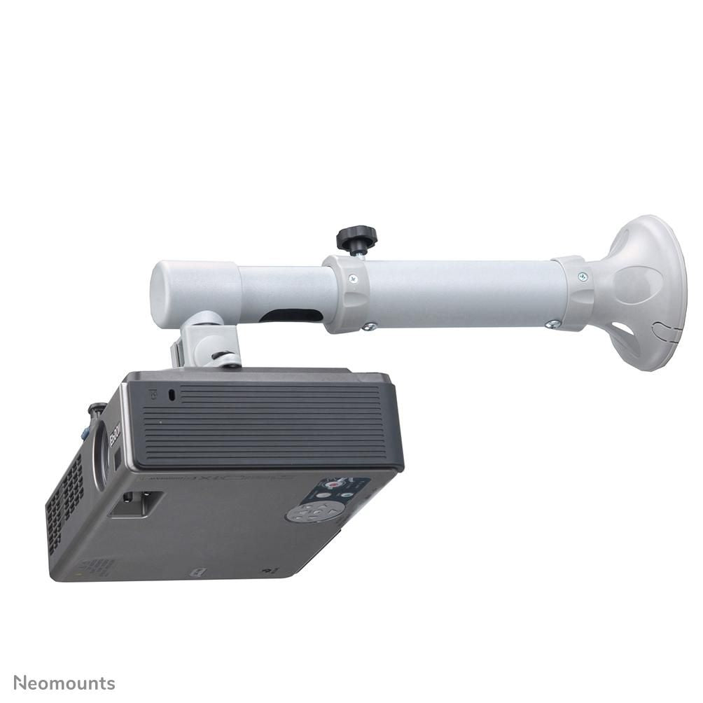 Neomounts BEAMER-W050SILVER – Projektor-Wandhalterung (UST) – 37–47 cm, 12 kg, neigbar, schwenkbar, silber