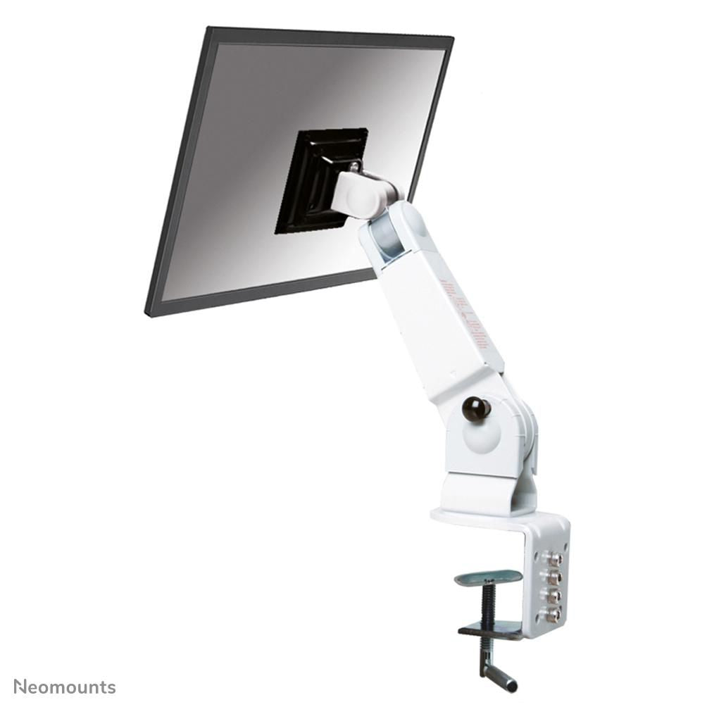 Neomounts FPMA D400 – Monitorarm, Tischklemme – bis 30", VESA 75 × 75/100 × 100 mm, 10 kg, weiss