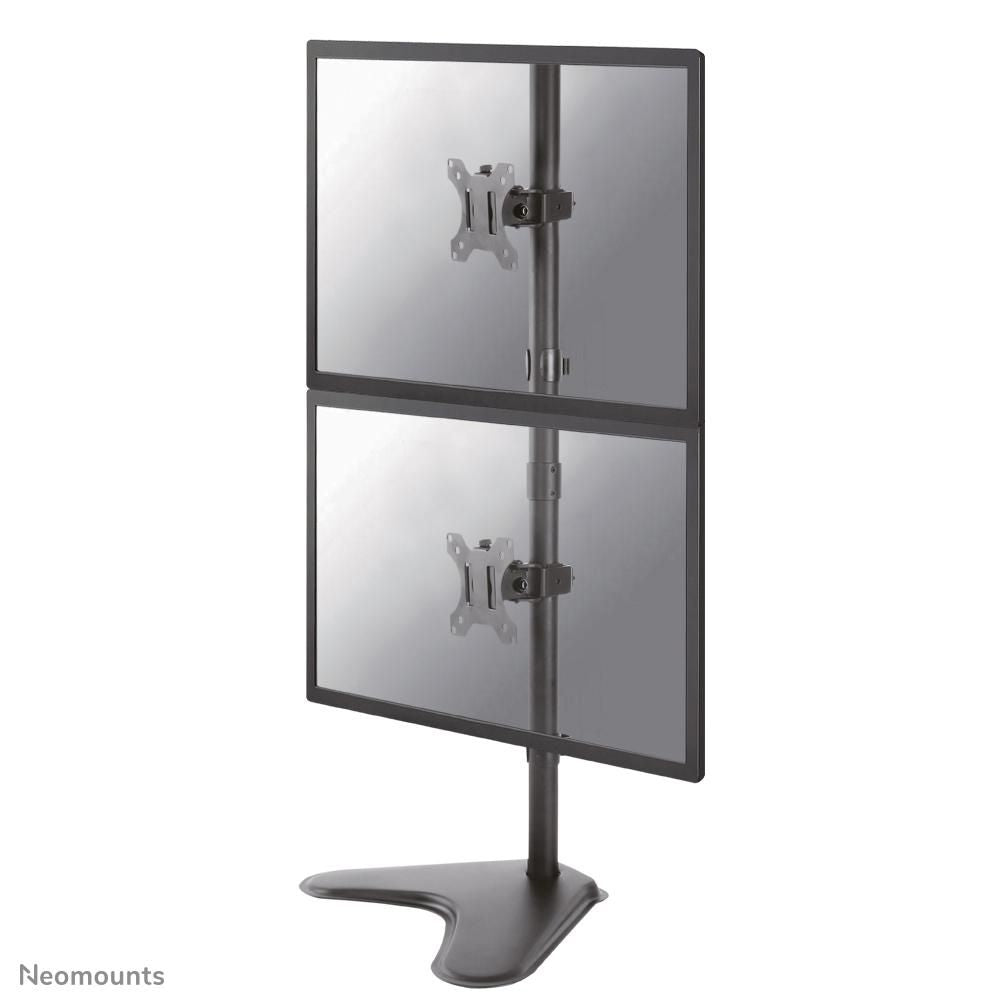 Neomounts FPMA-D550DDVBLACK – Monitor-Tischständer – 2 Monitore – 10–32" – bis 6 kg/Monitor – Schwarz