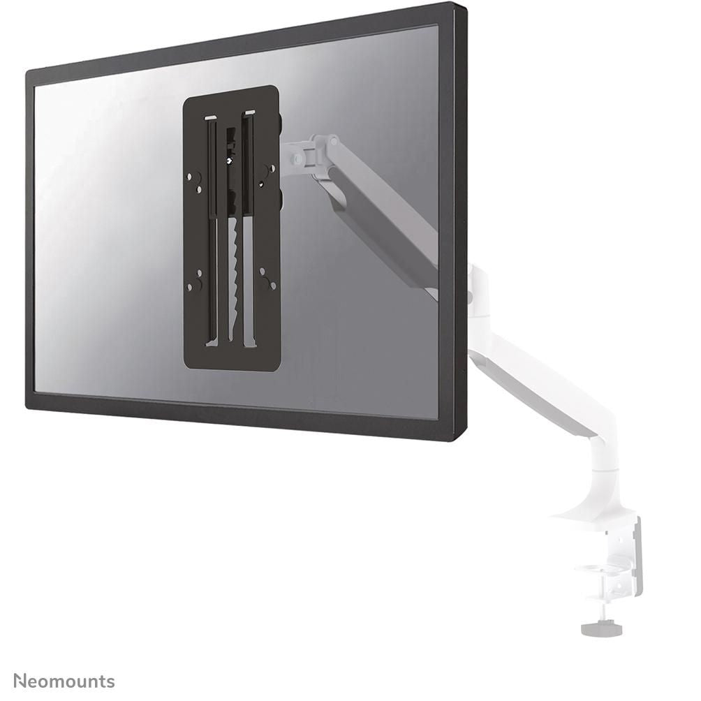 Neomounts VESA-Adapterplatte – Klemme/Durchführung – 1 Monitor – bis 27" – VESA 75×75/100×100 mm
