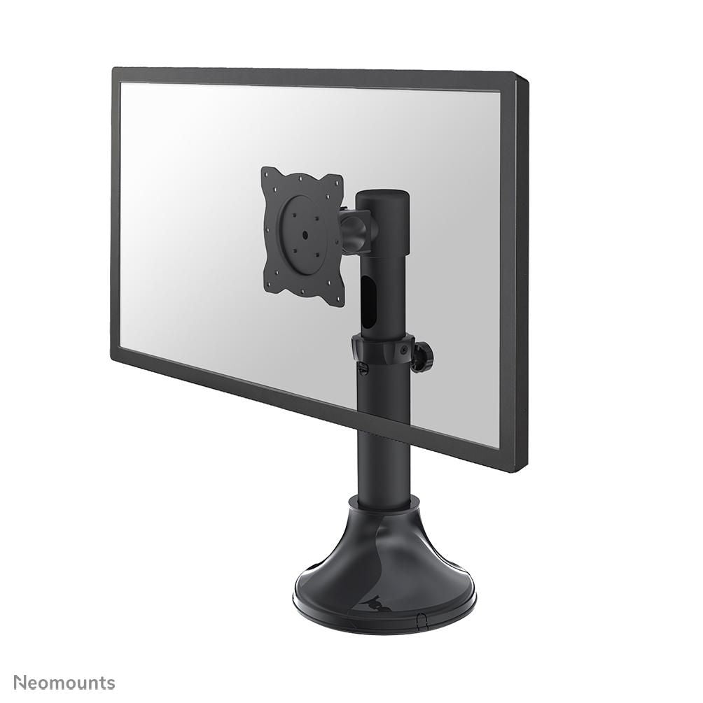 Neomounts FPMA D025BLACK – Monitorarm, Tischdurchführung, bis 30", VESA 75 × 75/100 × 100 mm, 12 kg, schwarz