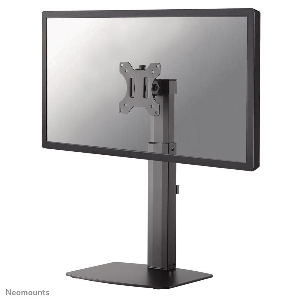Neomounts FPMA D865BLACK – Tischhalterung, Standfuss, bis 32", VESA 75 × 75 mm, 7 kg, schwarz