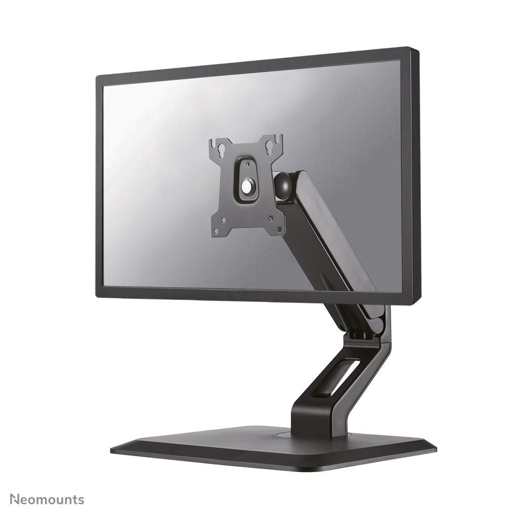 Neomounts FPMA D885BLACK – Tischhalterung, bis 32", VESA 75 × 75 mm, 10 kg, neigbar, schwarz