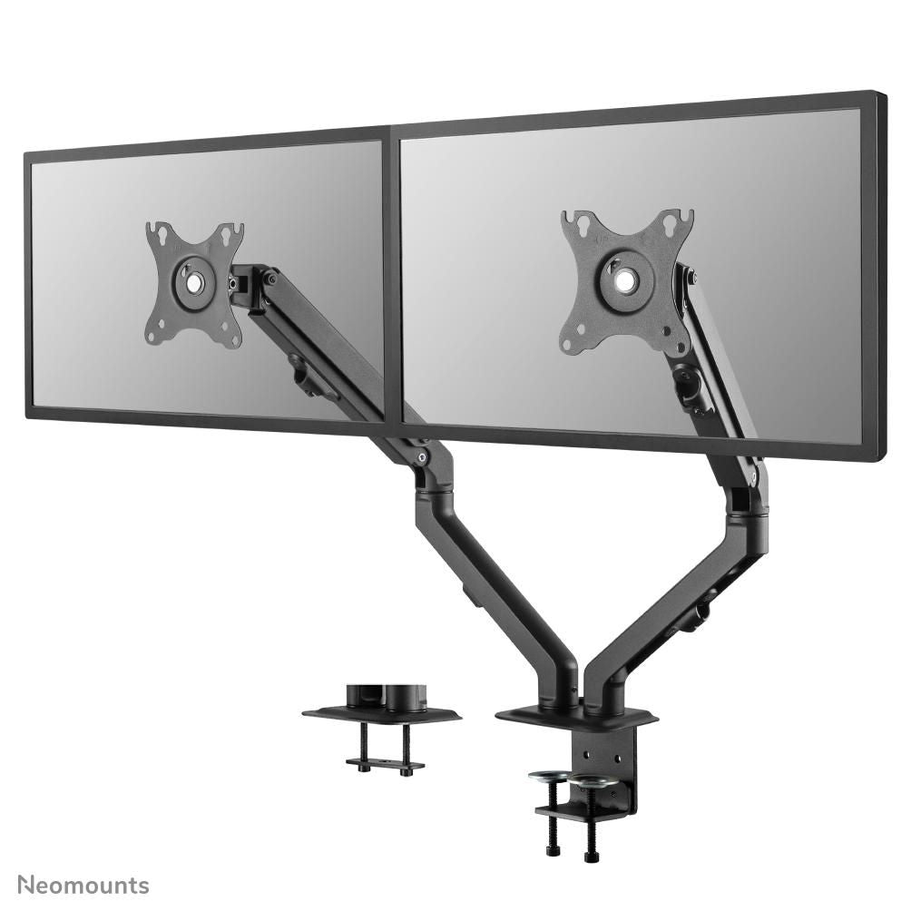 Neomounts Monitorarm, Tischklemme/Tischdurchführung, bis 27", VESA 100 × 100 mm, 7 kg, Neigen/Schwenken