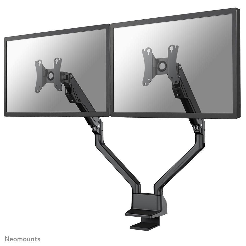 Neomounts Monitorarm, Tischklemme, Tischdurchführung, bis 32", höhenverstellbar, Gasfeder, schwarz