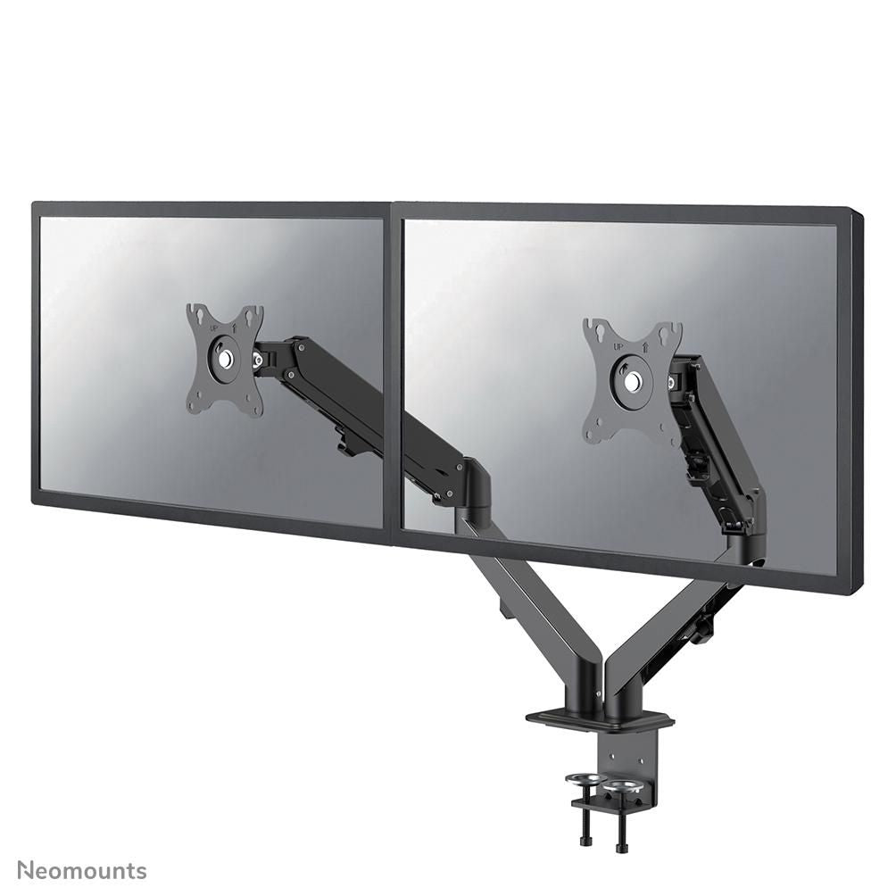 Neomounts DS70-700BL2 – Monitorarm, bis 27", neigbar, schwenkbar, schwarz