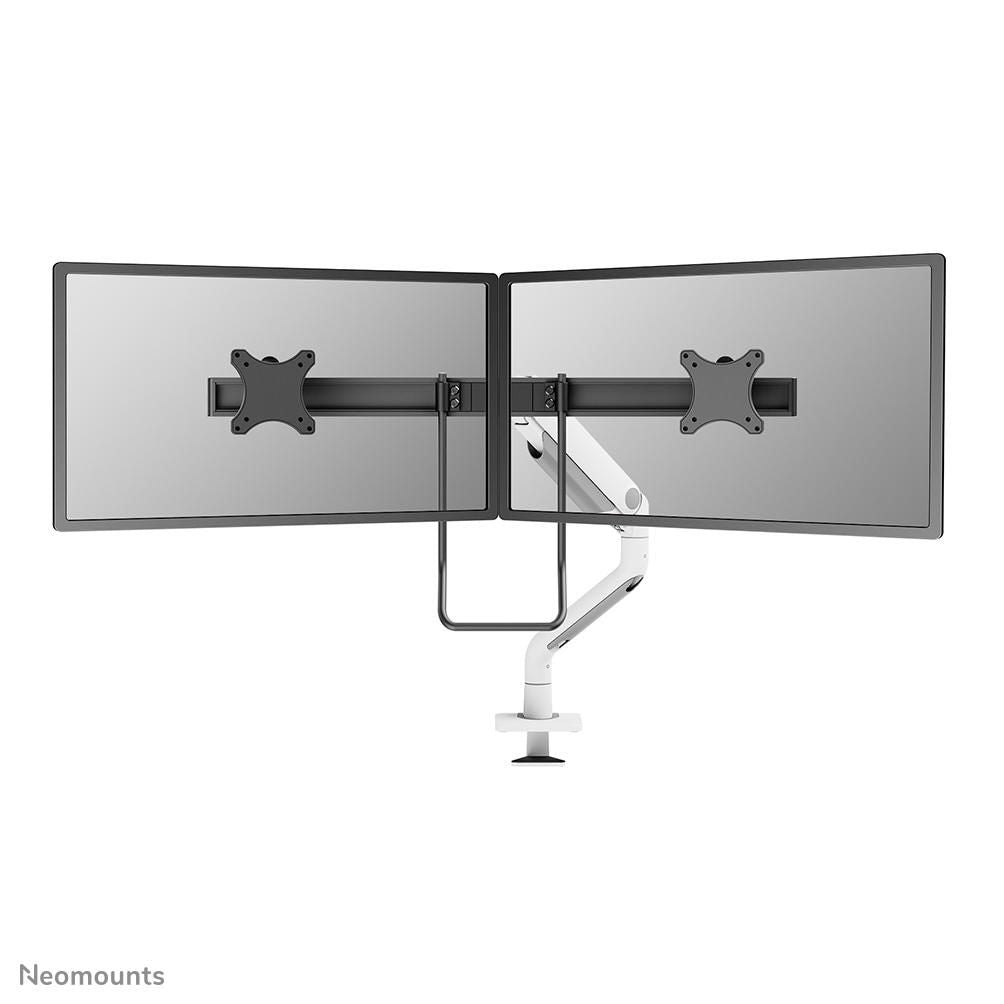 Neomounts Ds75S Ds75S-950Wh2 – Monitorarm, Dual, Tischklemme/Tischdurchführung, bis 32"