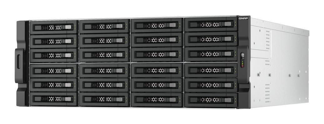 QNAP TL-R2400PES-RP – 24-Bay Rack 4U Gehäuse – für 2,5"/3,5" HDD/SSD, SATA