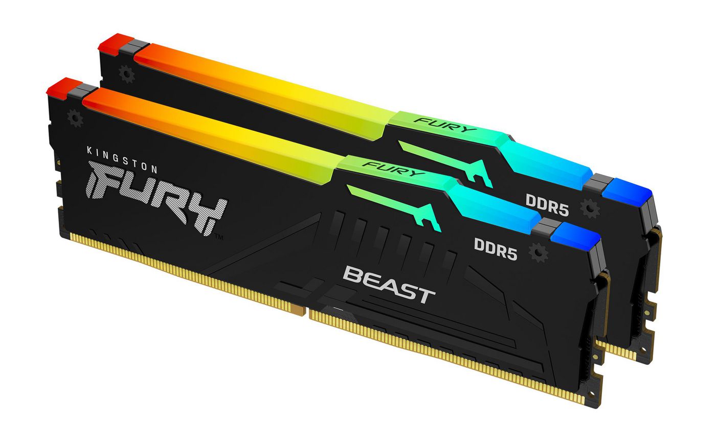 Kingston Technology Kingston FURY Beast – DDR5 Arbeitsspeicher – 64 GB (2×32 GB), 5600 MT/s CL40, 288-poliger DIMM, RGB