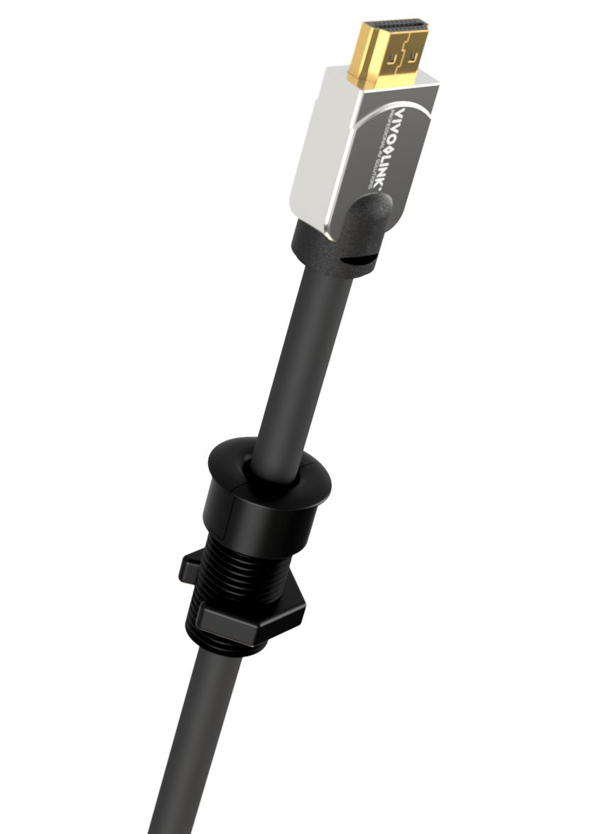 Vivolink VLDG22-B – Kabeldurchführung, Masse 67×31×24 mm, Schwarz