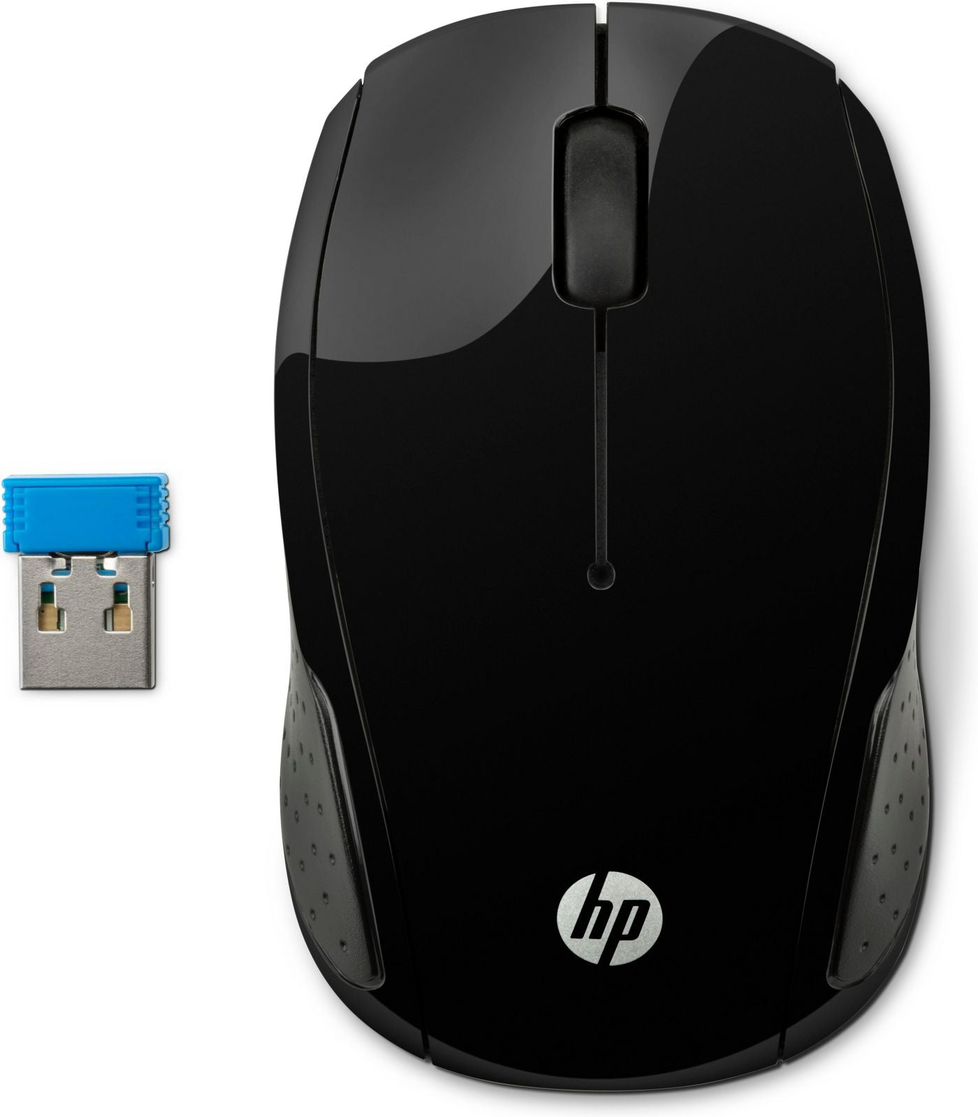 HP 200 – Maus – Kabellos (2,4 GHz), beidhändig, Schwarz