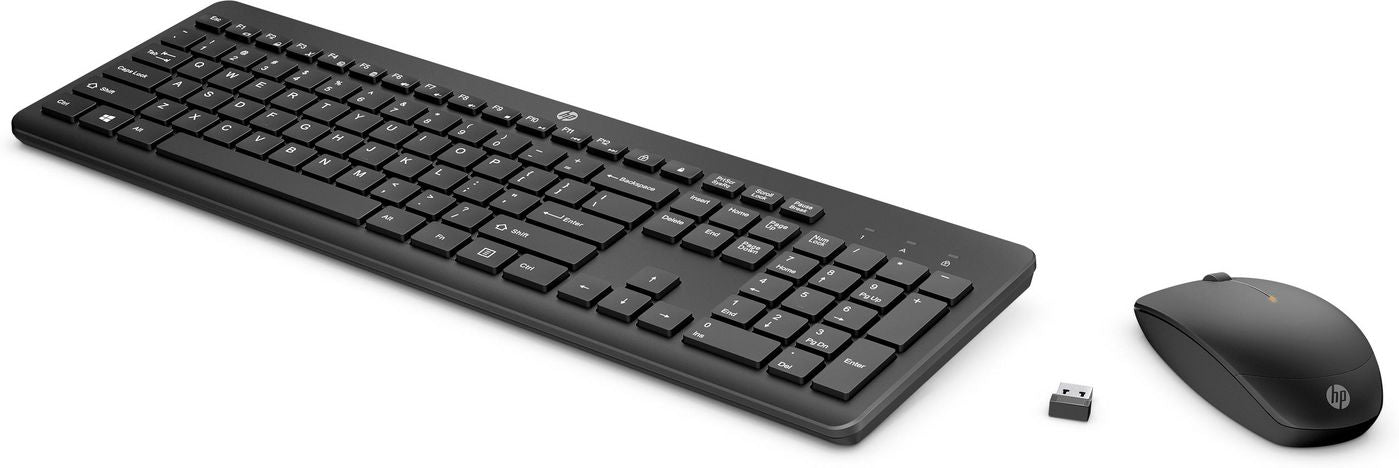 HP 230 – Tastatur-Maus-Set – 2,4 GHz – Membran – Schwarz