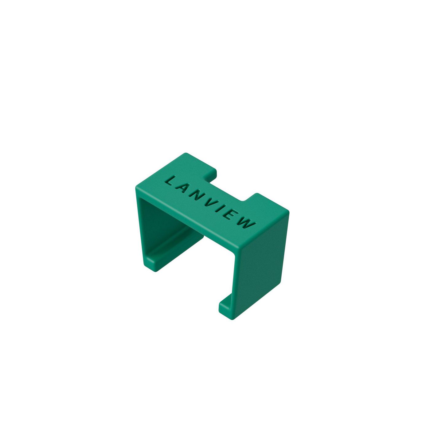 Lanview Kabelhalter, Kunststoff, 10×5×5 mm, 20er-Pack – für Cat6a – Grün